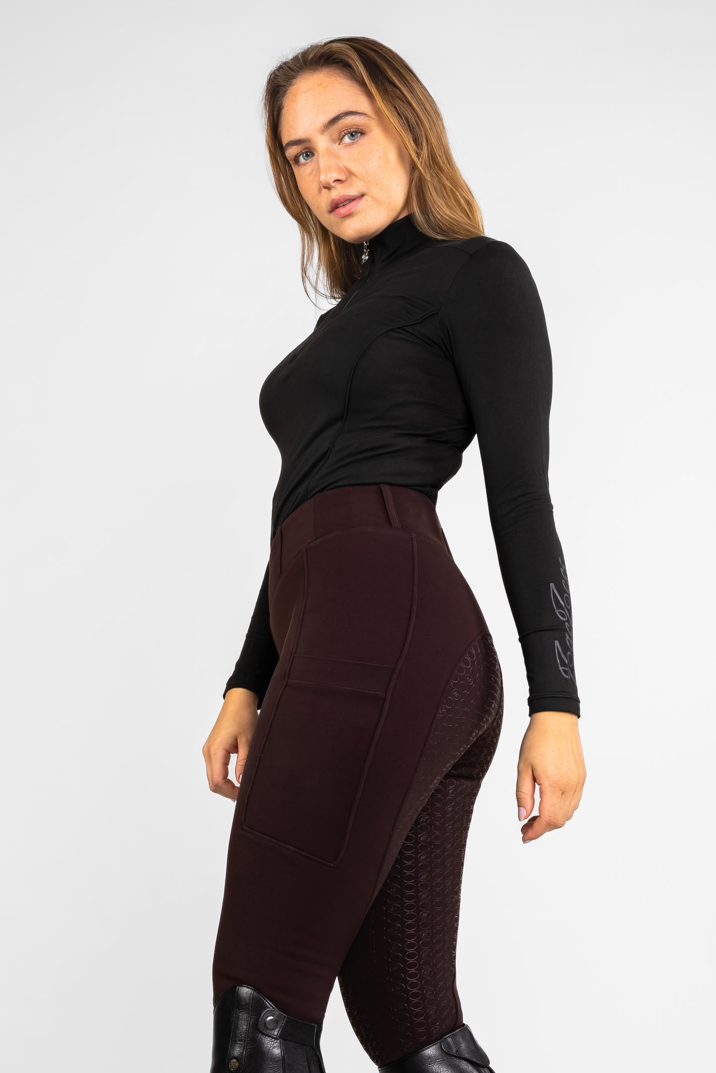 Teddy Winter Leggings Brown