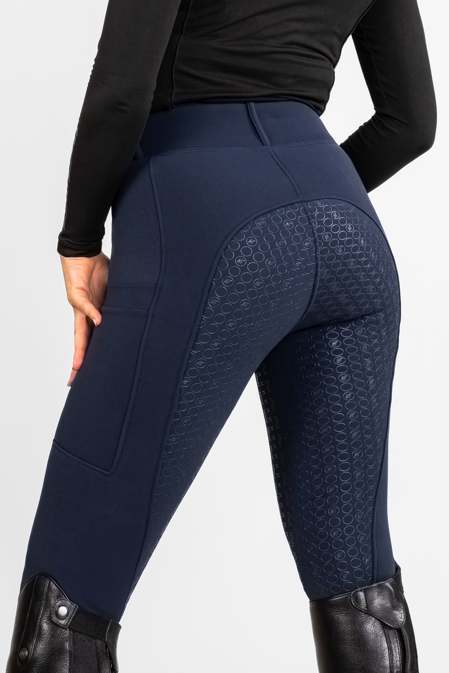 Teddy Winter Leggings Blue
