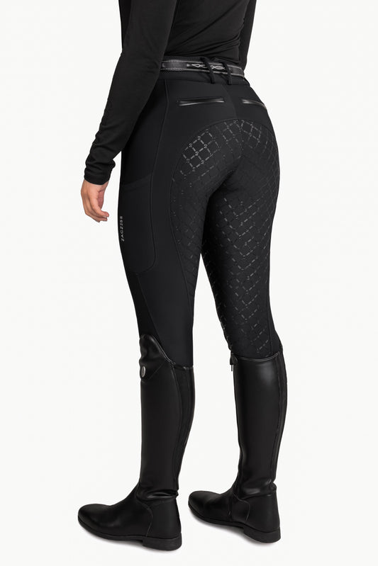 Bombay Schwarze Soft-Reithose