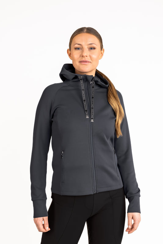 Brooklyn grauer Kapuzenpullover