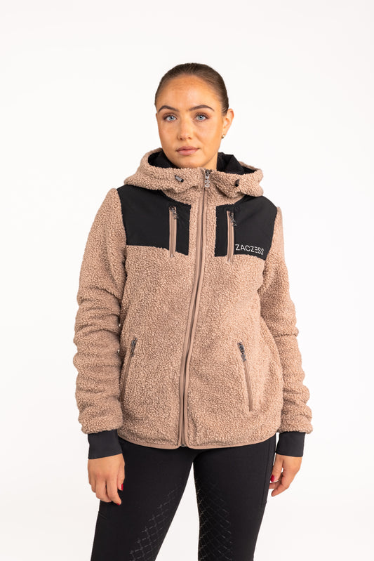 Devon Pile Jacket Beige