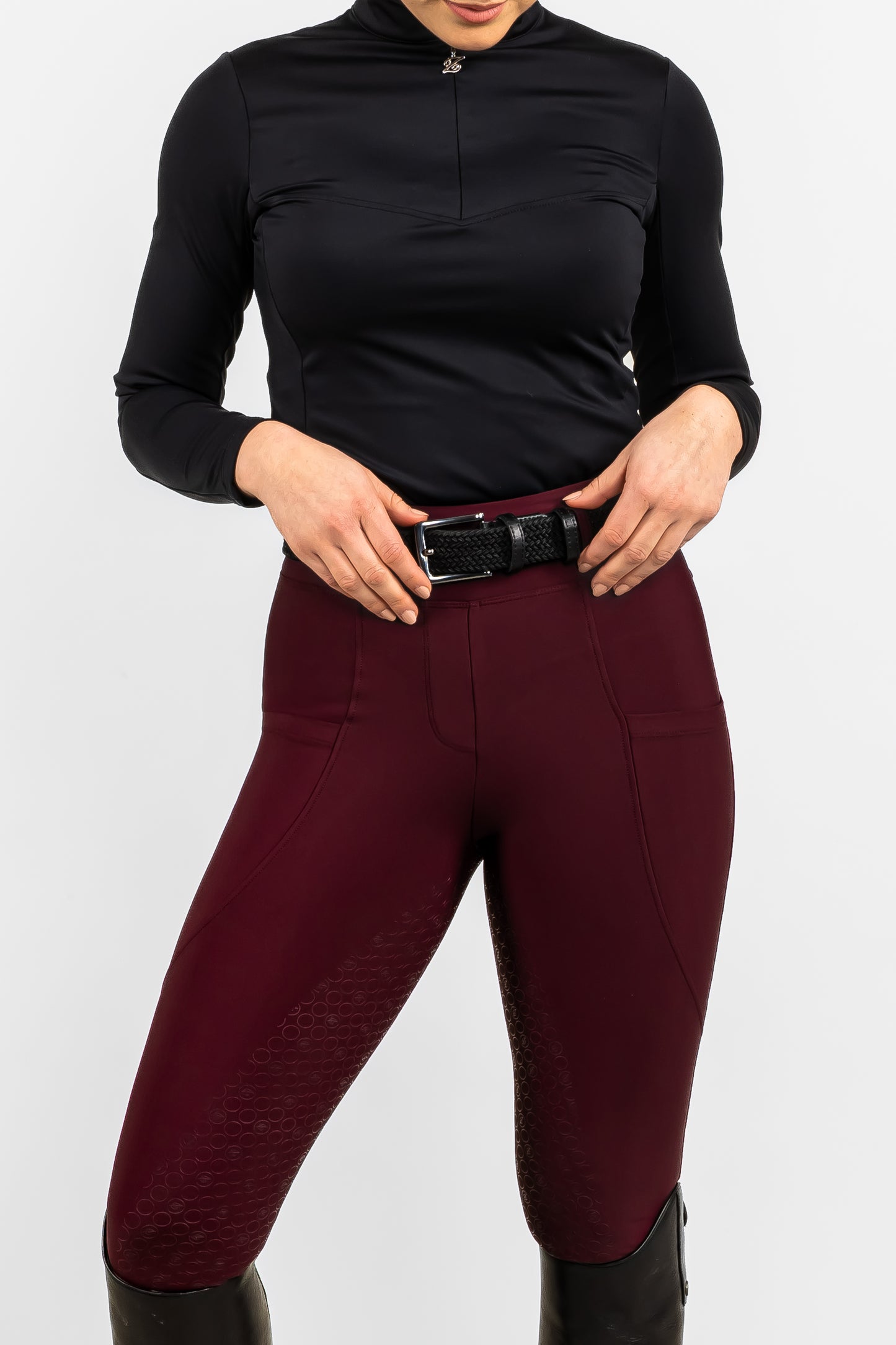 London Merlot Hybrid Leggings
