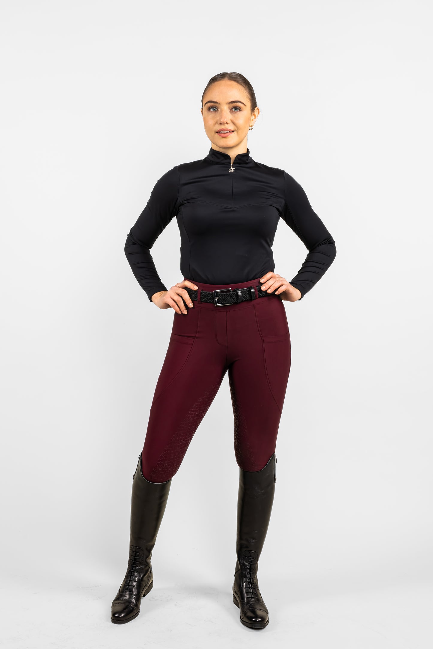 London Merlot Hybrid Leggings