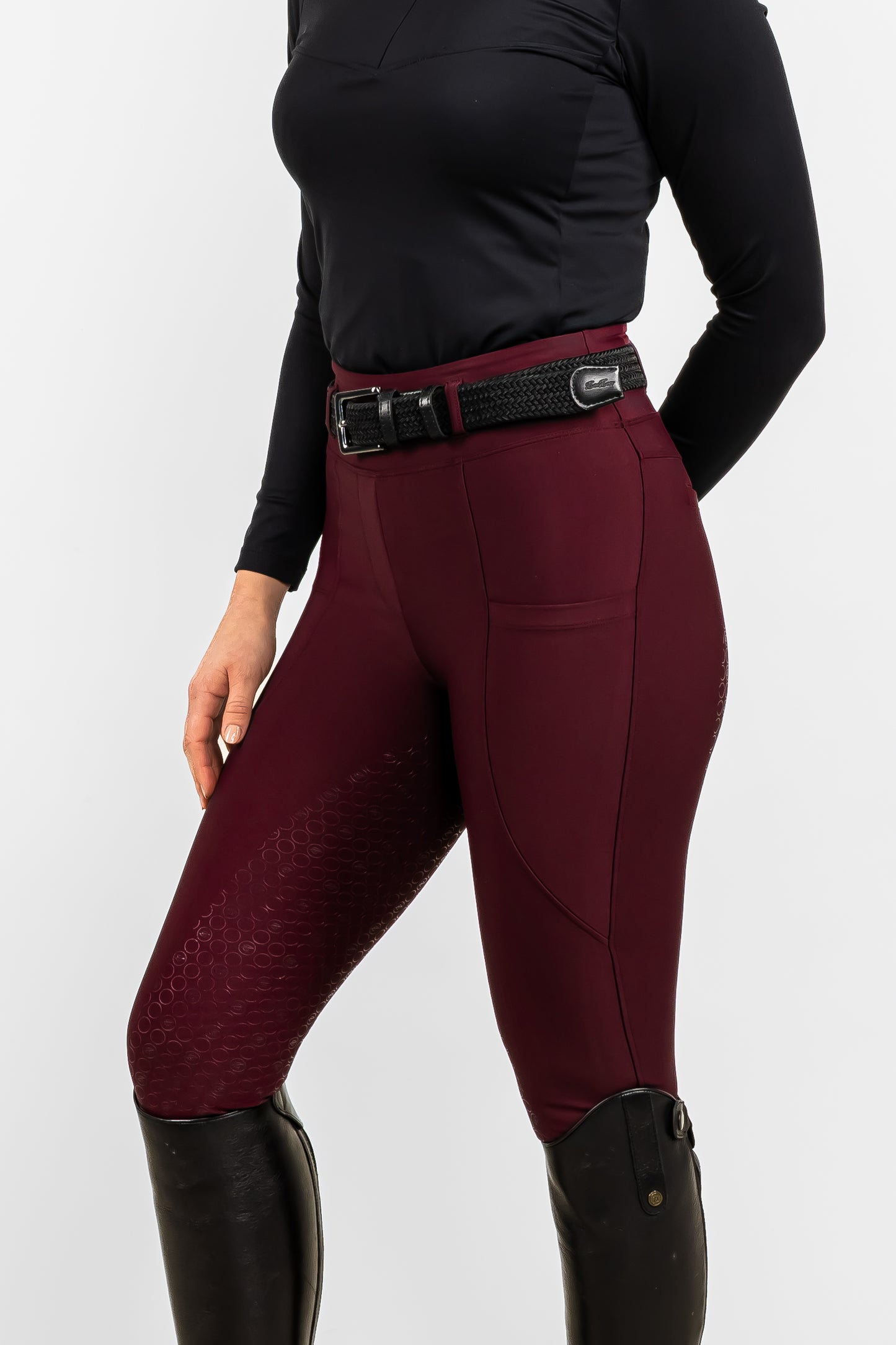 London Merlot Hybrid Leggings