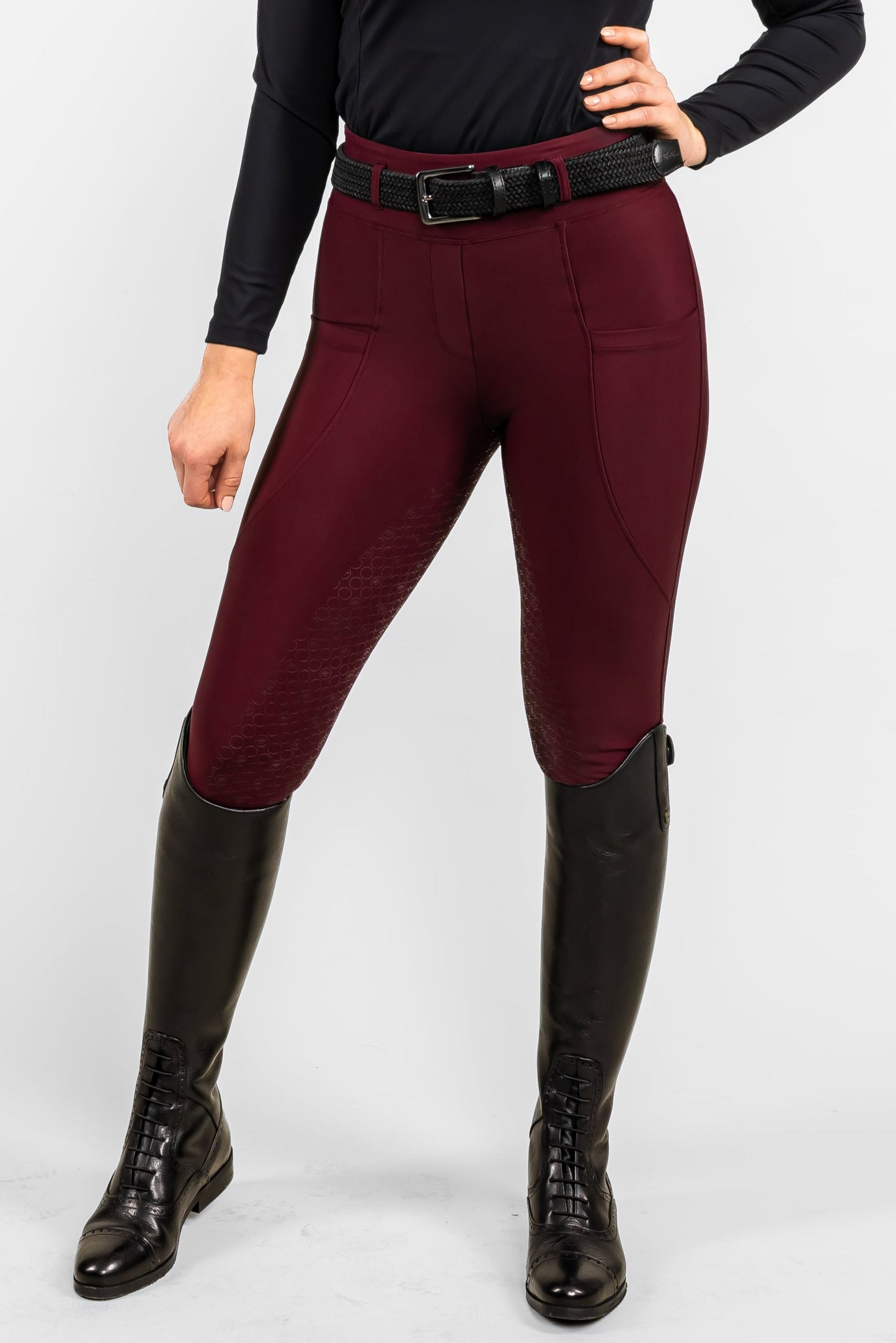 London Merlot Hybrid Leggings