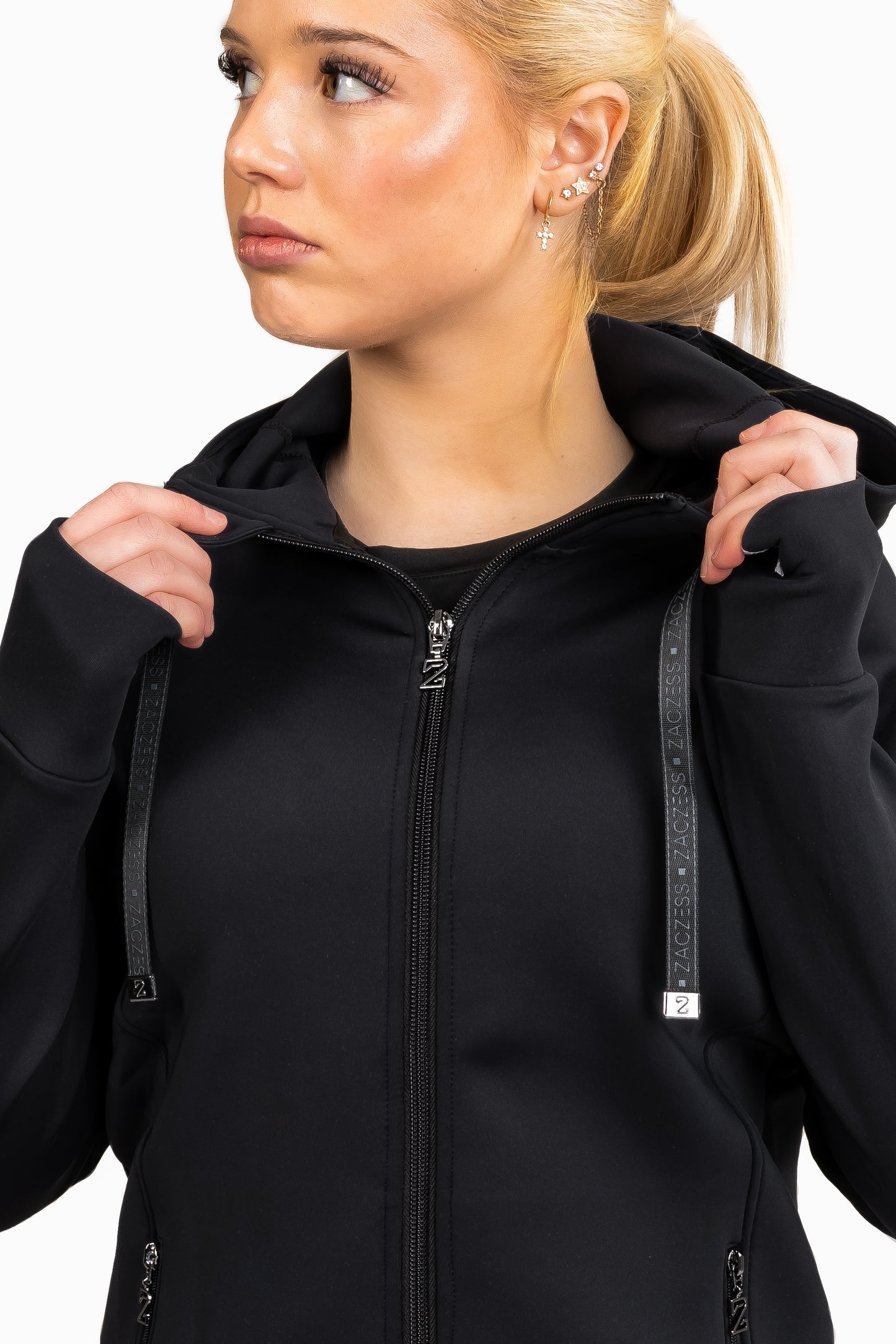 YR - Brooklyn Schwarzer Hoodie