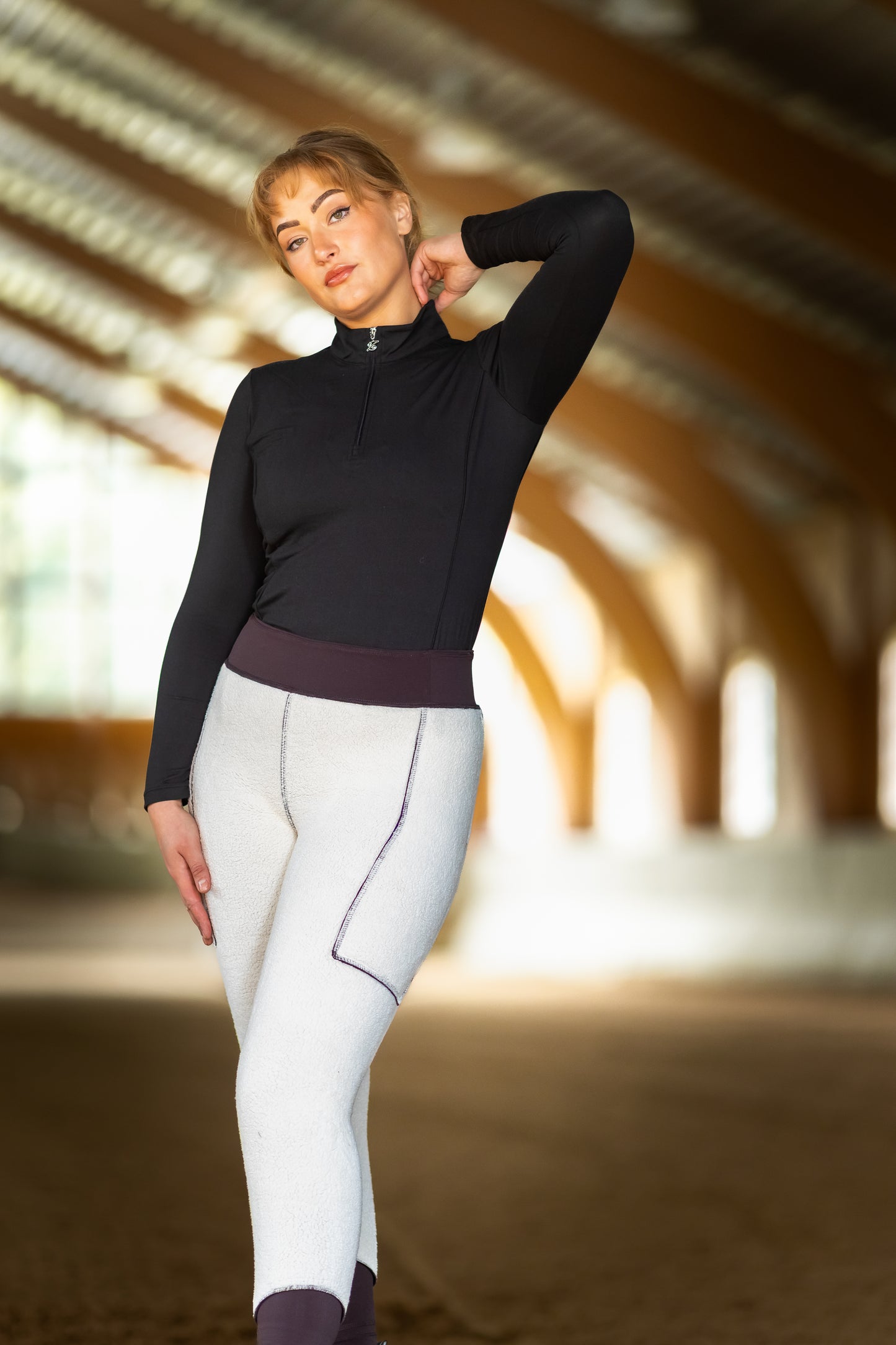 Teddy Winter Leggings Brown