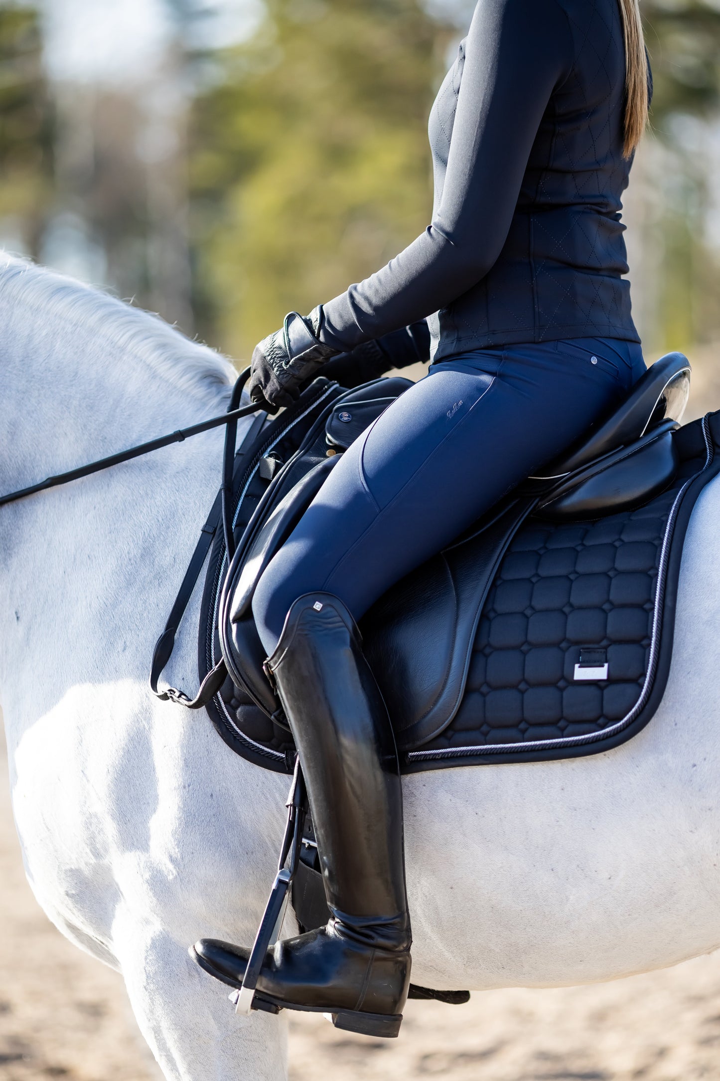 London Navy Hybrid Leggings