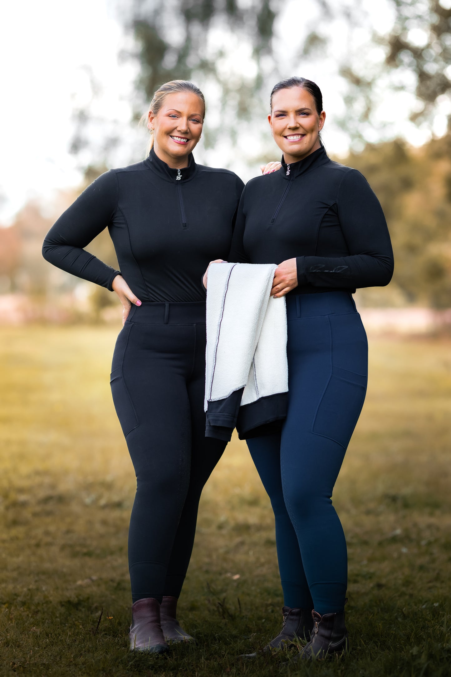 PLUS - Teddy Leggings Black