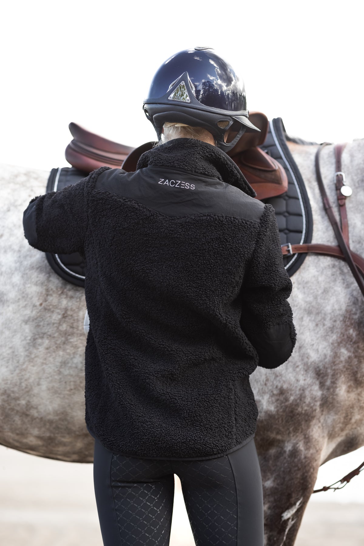 Ascot Pile Jacket Black