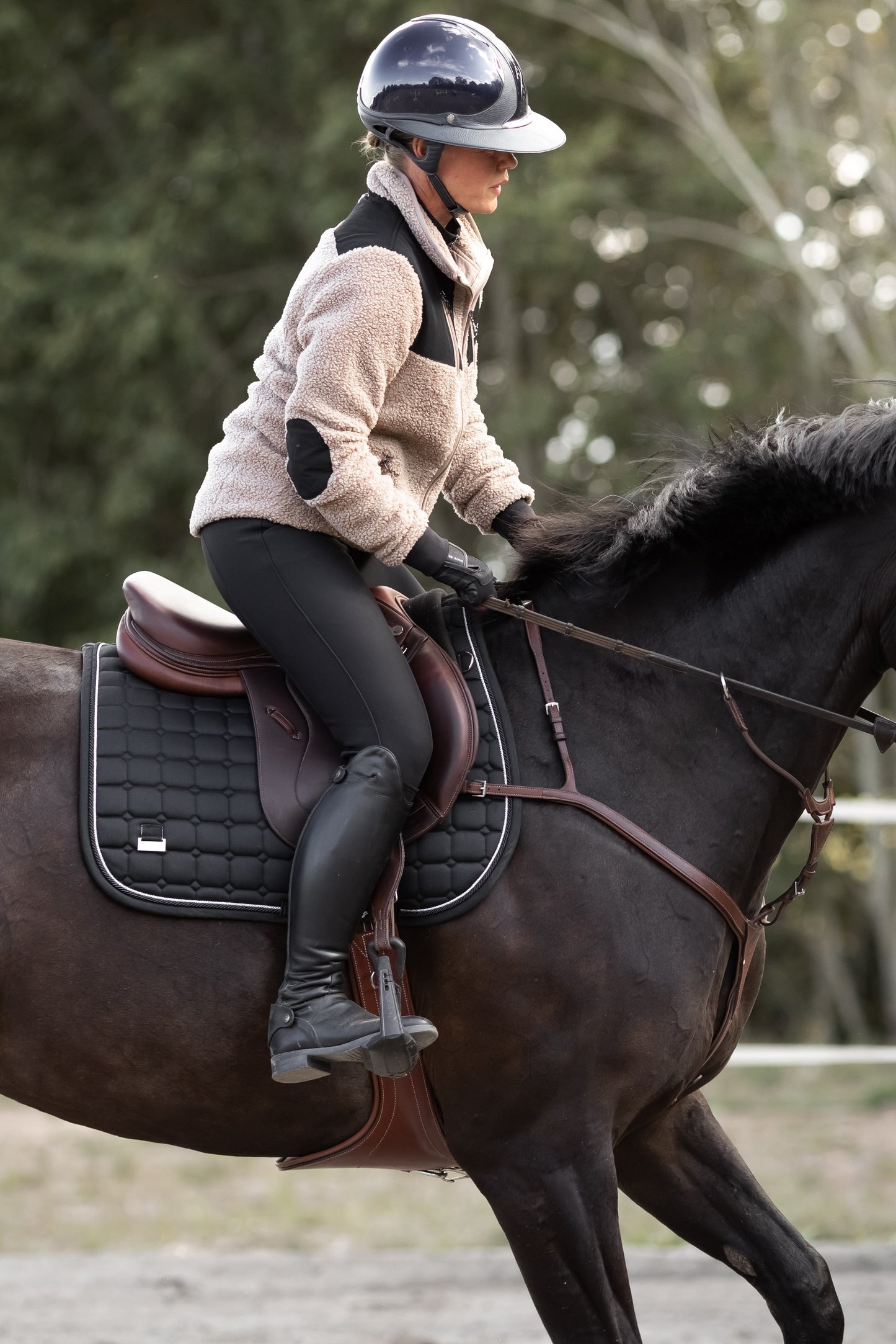 Fleece Performance Breeches Black