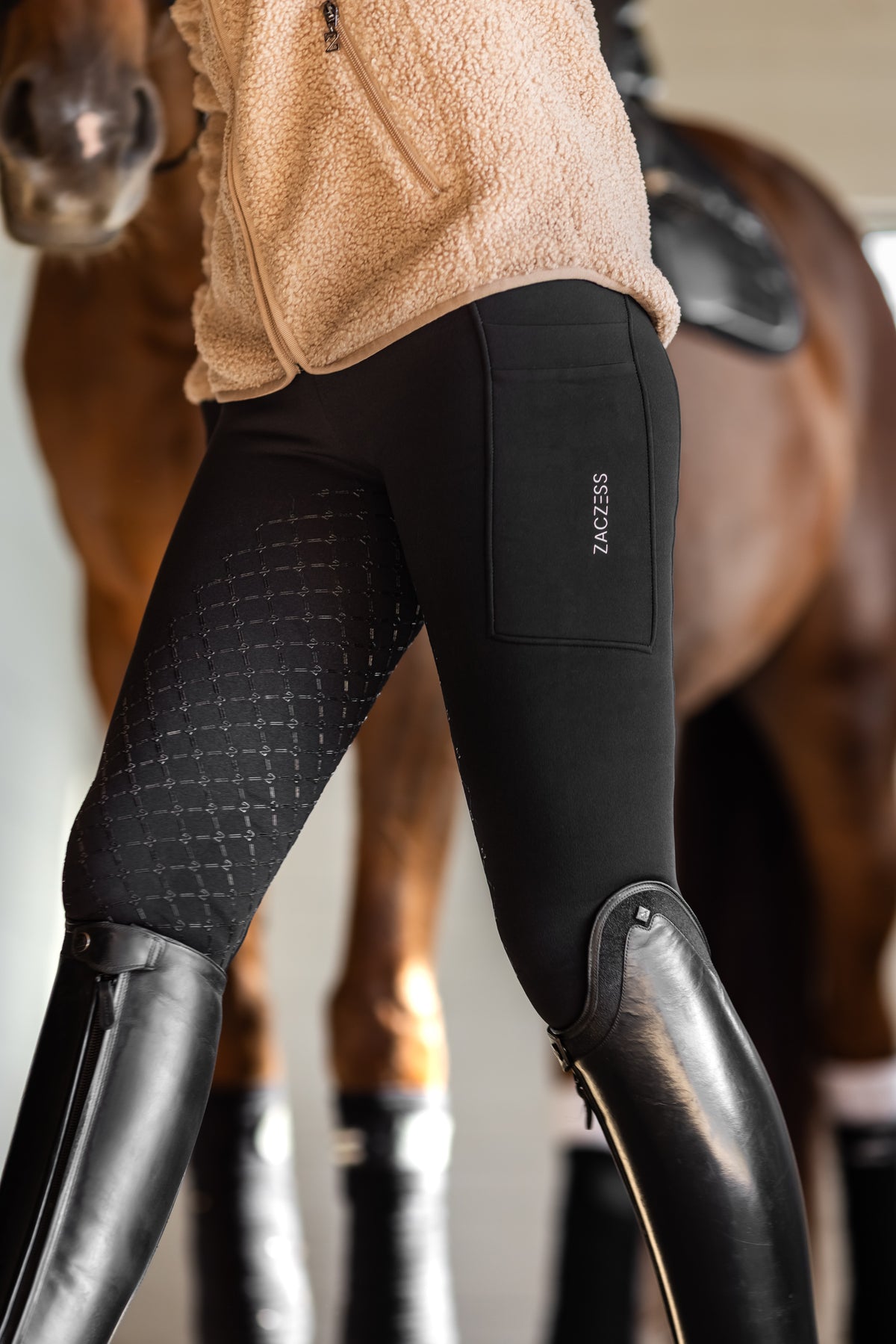 Teddy Winter Leggings Black