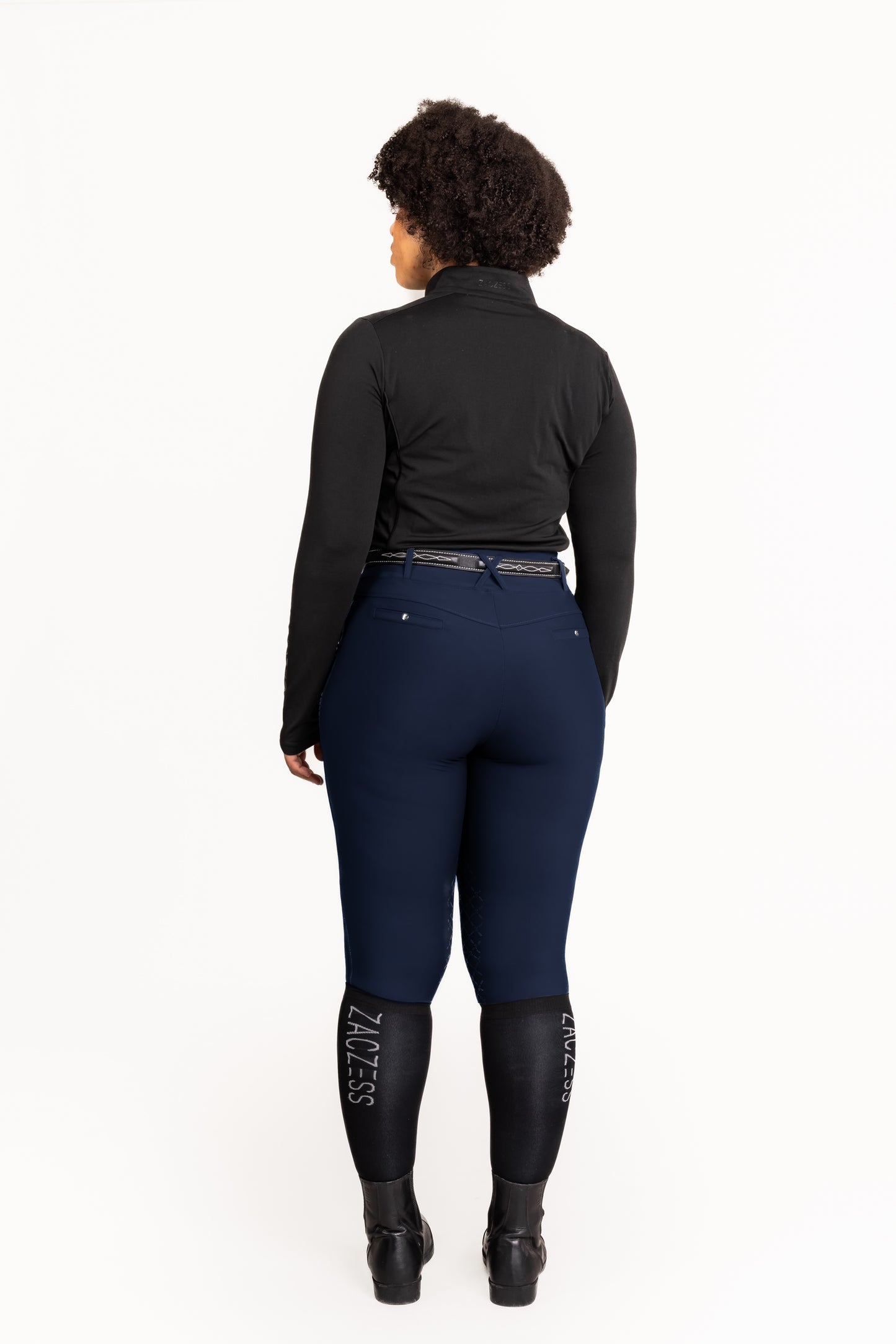 PLUS - London Navy Hybrid-Leggings