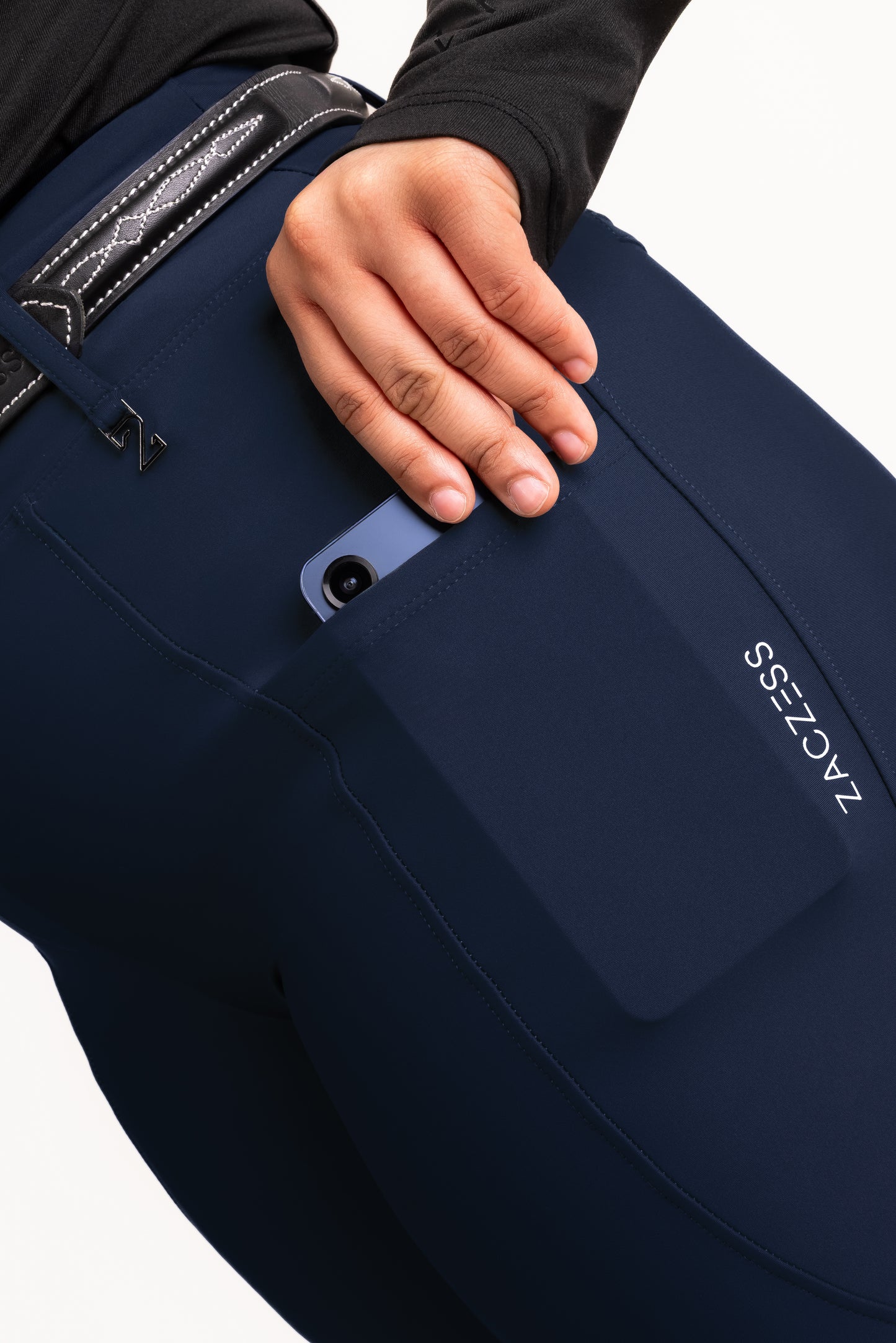 PLUS - London Navy Hybrid-Leggings