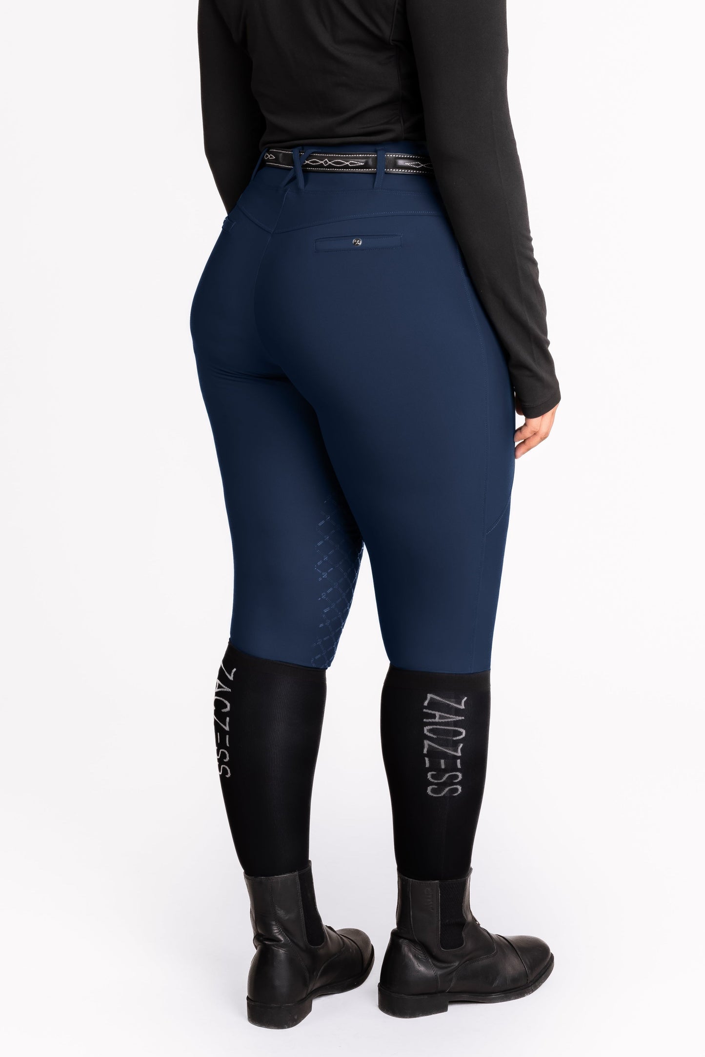PLUS - London Navy Hybrid-Leggings