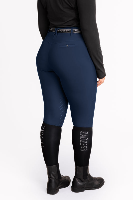 PLUS - London Navy Hybrid-Leggings