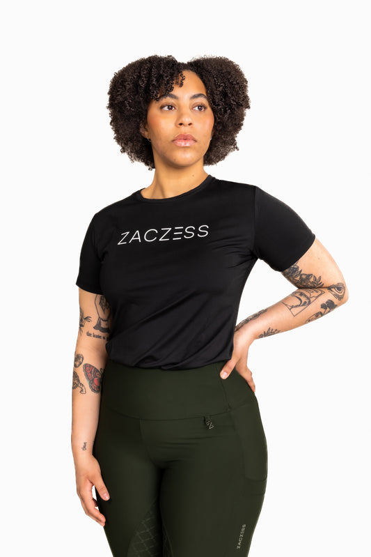 PLUS - Sofia Schwarzes T-Shirt