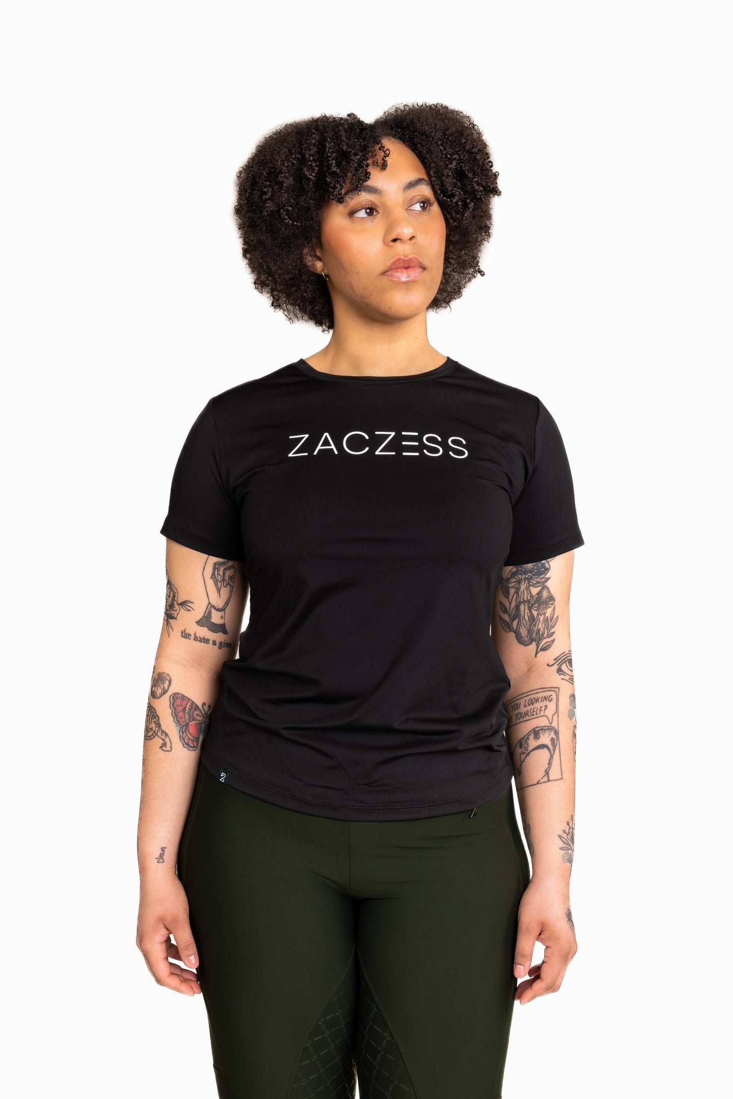 PLUS - Sofia Schwarzes T-Shirt