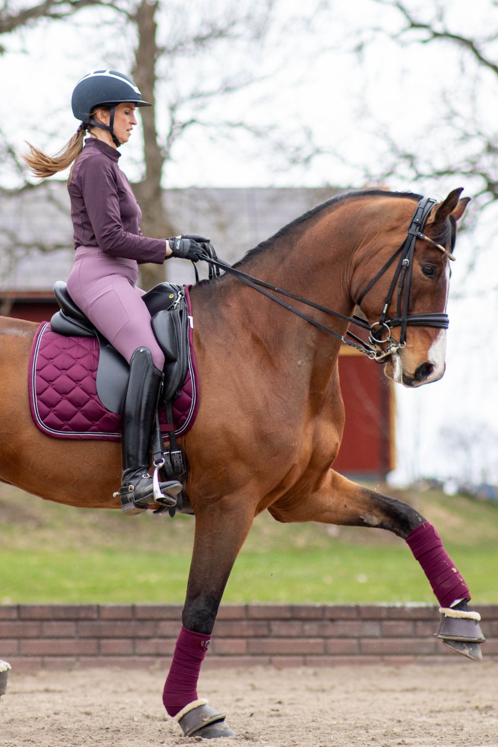 Ohio Dusty Berry Leggings